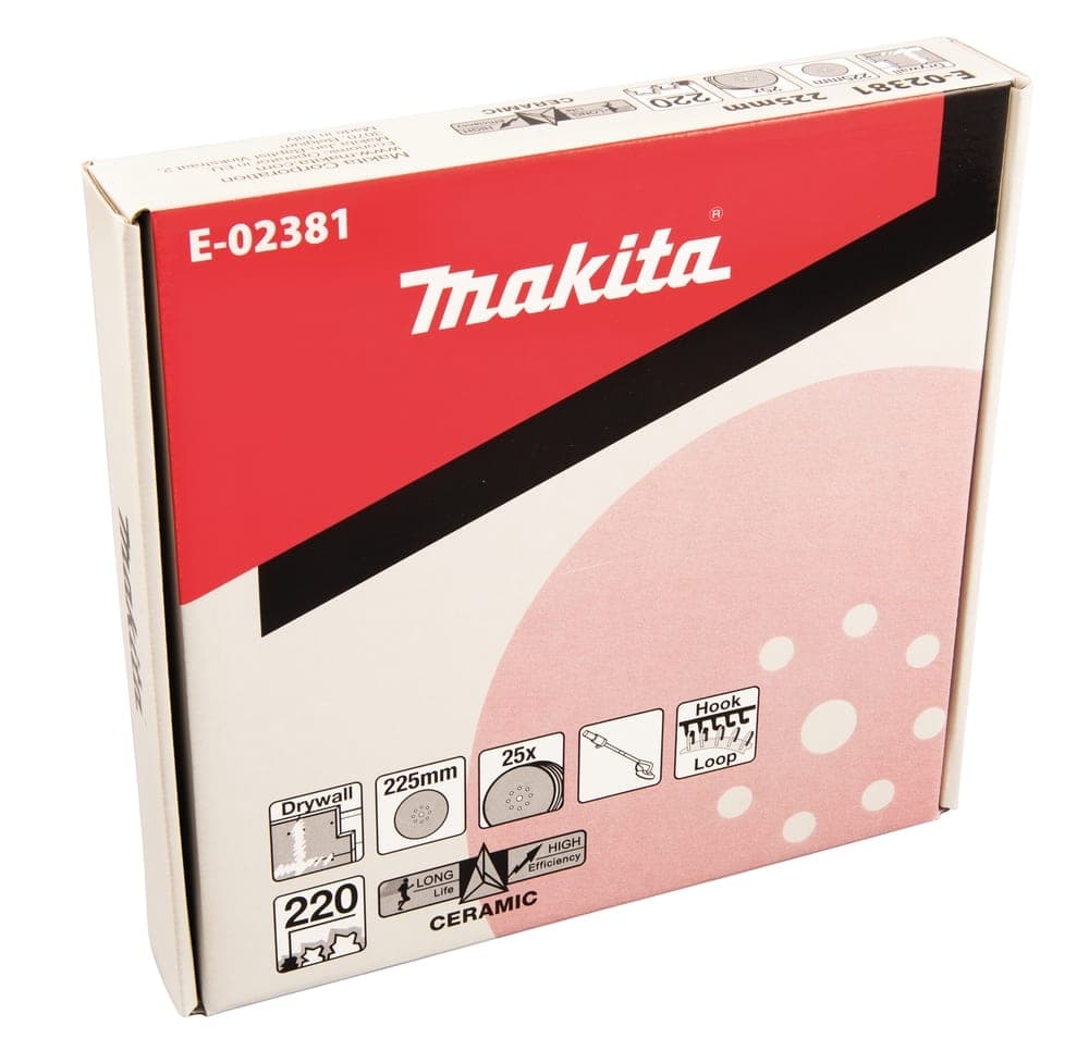 Makita lihvketas Ceramic P220, 225 mm (Hook & Loop) 2