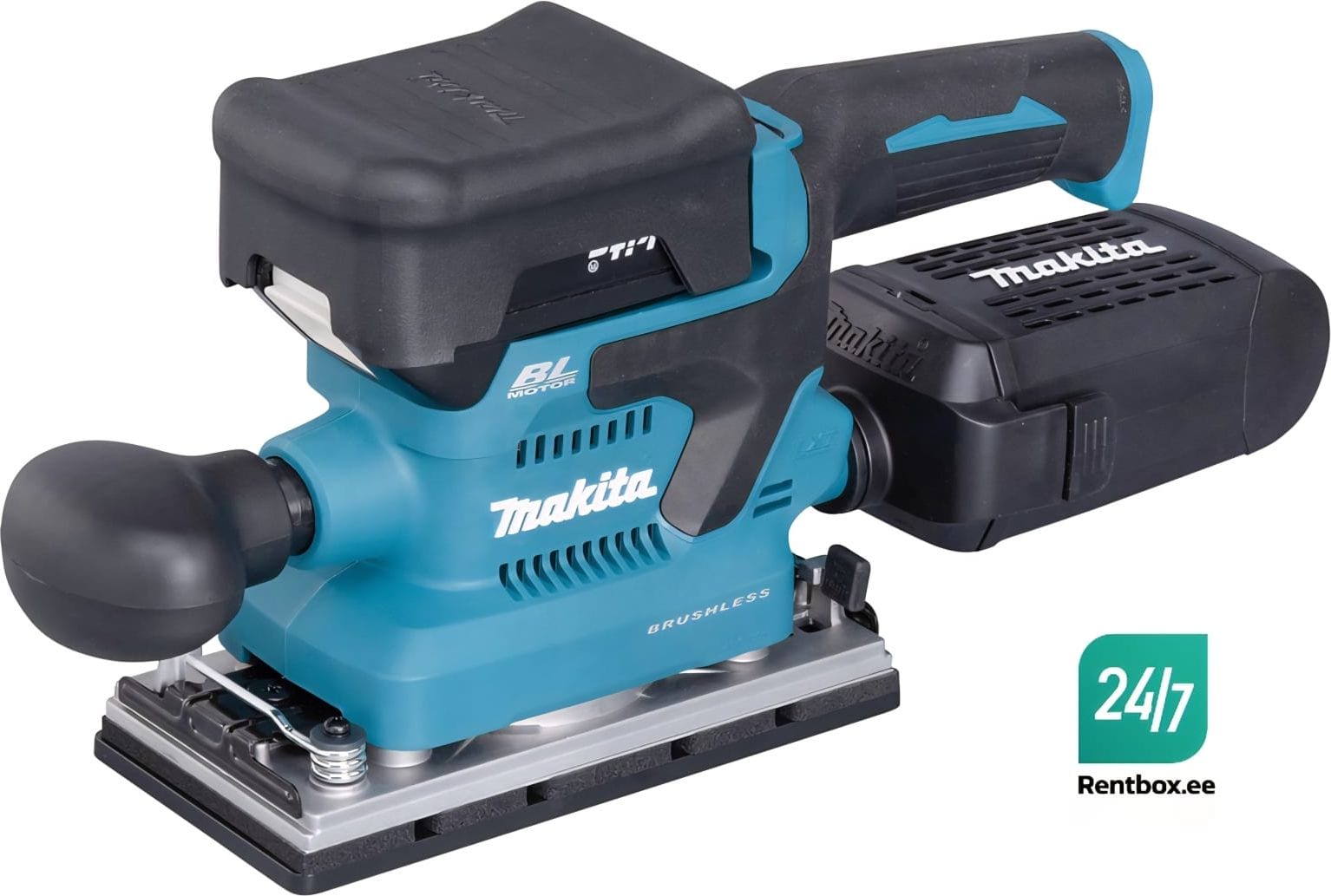 Makita 18V LXT akuvibrolihvmasin (ristküliktald 93×185 mm)
