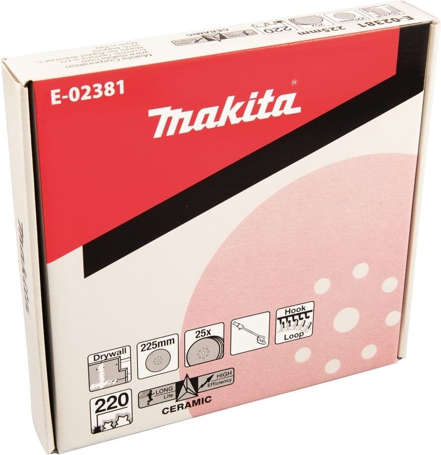 Makita lihvketas Ceramic P220, 225 mm (Hook & Loop) 2